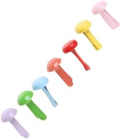 img 1 attached to 📎 Pengxiaomei 500 Pcs Mini Brads: Metal Brad Paper Fastener Set for Scrapbooking Crafts, in Assorted Vibrant Colors