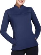 🏃 incredible comfort and warmth: baleaf women's pullover 1/4 zip fleece - perfect for cold winter running and hiking! logo