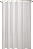 🚿 white 70" x 72" maytex water repellent fabric shower liner - enhanced seo logo