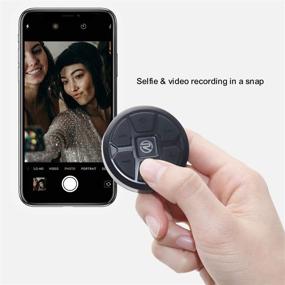 img 3 attached to 🔘 Recoil Waterproof Bluetooth Media Button: Steering Wheel Remote Control for iPhone 11, X/XS/XR, iPad Pro, Samsung Galaxy S10 Plus/S10