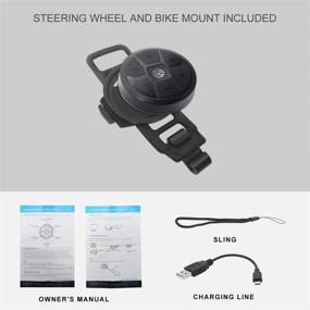 img 2 attached to 🔘 Recoil Waterproof Bluetooth Media Button: Steering Wheel Remote Control for iPhone 11, X/XS/XR, iPad Pro, Samsung Galaxy S10 Plus/S10