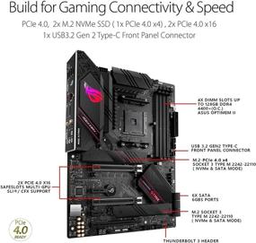 img 1 attached to Материнская плата ASUS ROG Strix B550-E Gaming AMD AM4 с процессорами 3-го поколения Ryzen ATX для игр с PCIe 4.0, NVIDIA SLI, WiFi 6, 2.5Gb LAN, 14+2 линейных модуля питания и USB 3.2 Type-C.