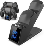 🎮 enhanced dualshock 4 ps4 charger usb charging dock station: upgraded fast-charging port for playstation 4 controllers logo