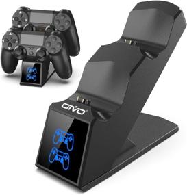 img 4 attached to 🎮 Enhanced Dualshock 4 PS4 Charger USB Charging Dock Station: Upgraded Fast-Charging Port for Playstation 4 Controllers