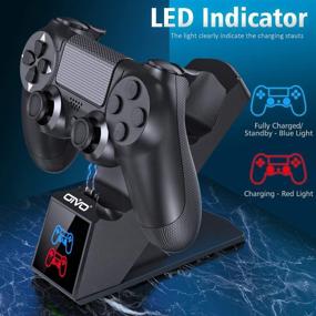img 3 attached to 🎮 Enhanced Dualshock 4 PS4 Charger USB Charging Dock Station: Upgraded Fast-Charging Port for Playstation 4 Controllers