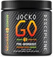 🥭 jocko go mango mayhem pre-workout - 30 servings - weight 8.25 oz (235 g) - scoop size 7.8 g logo