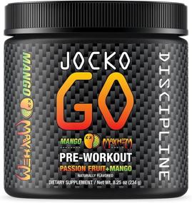 img 4 attached to 🥭 Jocko GO Mango Mayhem Pre-Workout - 30 Servings - Weight 8.25 oz (235 g) - Scoop Size 7.8 g