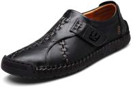 👞 handmade leather loafers with adjustable fit - ceku men's slip-on shoes logo