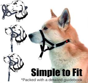 img 1 attached to 🐶 BARKLESS Dog Head Collar: The Ultimate No Pull Training Tool with Free Training Guide!