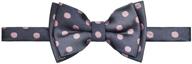 retreez classic polka microfiber pre tied bow ties - stylish boys' accessories logo