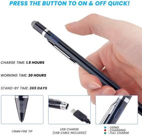 img 3 attached to 🖊️ EDIVIA Stylus Pencil for Samsung Galaxy Tab A 10.1 2019 - Ultra Fine Tip Digital Pen