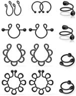 goerhsjie non piercing nipplerings piercings stainless women's jewelry for body jewelry logo