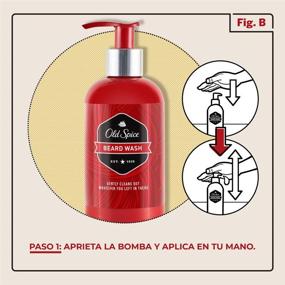img 1 attached to 💪 Old Spice Beard Wash: Powerful Shampoo for Men, 7.6 fl oz