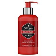 💪 old spice beard wash: powerful shampoo for men, 7.6 fl oz logo