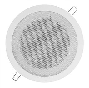 img 3 attached to 🔊 Enhance Your Restaurant or Office Sound System with Rockville CCL5T White 70V 5" Commercial Ceiling Speakers