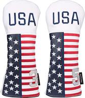 🏌️ protect your golf clubs in style with golf builder usa stars and stripes head covers logo
