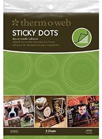 img 3 attached to 📝 Therm O Web Sticky Dots Die-Cut Adhesive Sheets, 8-1/2 x 11 Inch, 8 Sheets per Pack