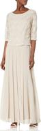 women's pleated long dress with embroidered detailing by le bos logo