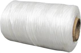 img 1 attached to 🧵 Treasure Gurus: White Sinew Waxed Beading Craft Thread - 1 Spool - Artificial Waxed Sinue