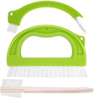 🛁 grout brush, shower cleaner, gap cleaning tool set - ideal for household cleaning of showers, window tracks, kitchen, and floor lines logo