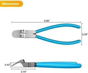 img 3 attached to 🔧 Многофункциональные гусеничные кусачки GOOACC, нержавеющая сталь, автомобильная крепежная скоба для обрезки прочек, вытяжка при вертолетовых соединителях, набор заклепок, инструмент для вырезания заклепок для улучшенной оптимизации поисковой системы.