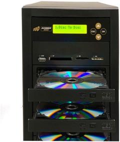 img 1 attached to 📀 Acumen Disc 1 to 2 Multimedia Backup Duplicator - CF SD MS USB Flash Media Memory Card to DVD CD & Multiple Discs Copier Machine Unit: Standalone Audio Video Copy Tower for Efficient Duplication