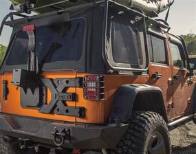 img 1 attached to 🚗 Прочный крепеж Rugged Ridge 11546.50 для крепления запасного колеса на автомобиль Jeep Wrangler JK 2007-2018
