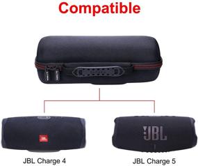 img 3 attached to LTGEM Жесткий чехол для JBL Charge 4/Charge 5 - Портативный водонепроницаемый беспроводной Bluetooth-динамик. В комплекте кабель USB и аксессуары для зарядки.