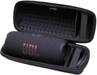 ltgem жесткий чехол для jbl charge 4/charge 5 - портативный водонепроницаемый беспроводной bluetooth-динамик. в комплекте кабель usb и аксессуары для зарядки. логотип