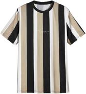 makemechic casual graphic striped crewneck men's clothing and t-shirts & tanks logo