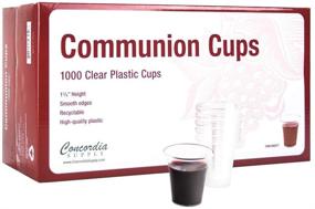 img 4 attached to 🍷 Concordia Supply Communion Cups - Premium Disposable (1000 ct) - Fits Standard Holy Communion Trays (1-3/8-inch)