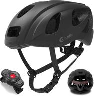 🔒 smart4u sh55m: certified smart helmet with led taillight, turn indicators, sos alert, bluetooth phone answer & unmatched comfort logo