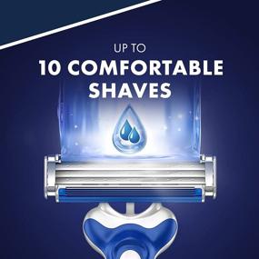 img 1 attached to 💆 12-Count Gillette Sensor3 Comfort Disposable Razors for Men with Water-Activated Comfortgel Technology - Enhancing Ultimate Comfort