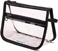 🧳 clear toiletry bag with pocket - tsa approved quart size bag for airport, camping or gym: enhance your travel, outdoor or workout experience logo