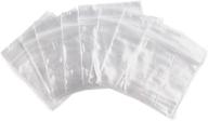 🛍️ 100-pack of 2x2 self-locking plastic bags - 2mm thickness for versatile storage solutions logo