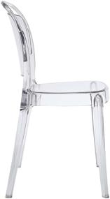 img 2 attached to 🪑 Clear Acrylic Kitchen and Dining Room Chair - Modway Entreat: Fully Assembled