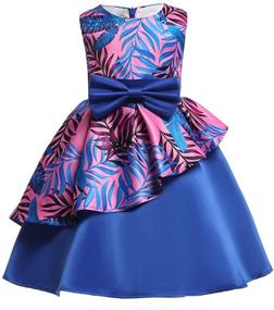 img 4 attached to Shop NSSMWTTC Princess Sleeveless Halloween 👸 Dresses for Girls' - Perfect Halloween Outfits!