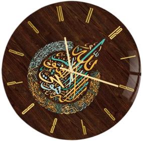 img 3 attached to Healifty Islamic Wall Clock: Accurate Prayer Times, Battery-Free Mosque Masjid Clock