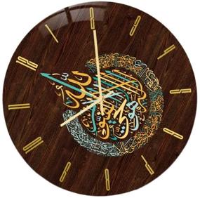 img 2 attached to Healifty Islamic Wall Clock: Accurate Prayer Times, Battery-Free Mosque Masjid Clock