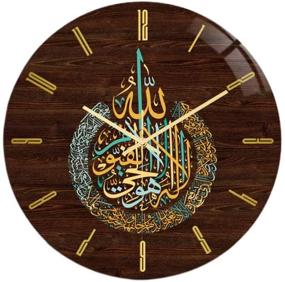 img 4 attached to Healifty Islamic Wall Clock: Accurate Prayer Times, Battery-Free Mosque Masjid Clock