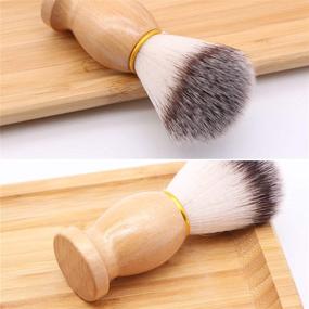 img 1 attached to 🪒 Professional Stainless Shaving Brushes by DaKuan