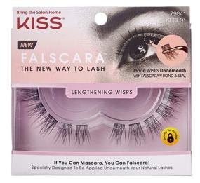img 1 attached to 👁️ Enhance Your Look with Kiss Falscara Eyelash Wisps Lengthening - Pack of 3