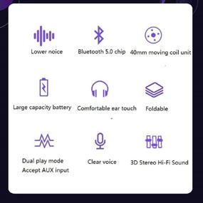 img 2 attached to Наушники Bluetooth，Наушники с шумоподавлением，Беспроводной телефонный звонок