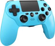 🎮 berry blue wireless controller for ps4/pro/3/slim/pc - replacement gamepad with dual vibration and audio function logo
