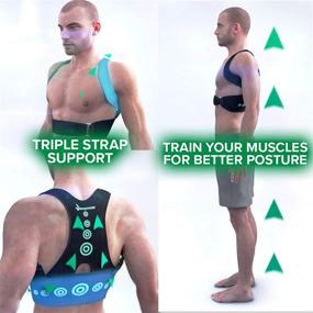 img 2 attached to 🌿 Hempvana Arrow Posture Corrector - Adjustable Upper Body Support for Slouching, Text Neck, and Hunching Over (L/XL)