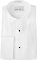 👔 tuxedo dress shirt by neil allyn - high-quality cotton men's clothing and shirts logo