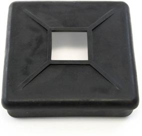 img 4 attached to Red Hound Auto Bumper Plug End Cap 🧱 Square - 4 Inches Vented Cover RV Camper Trailer