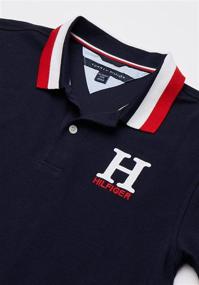 img 2 attached to 👕 Tommy Hilfiger Boys' Short Sleeve Stretch Ivy Polo Shirt with Signature Logo Embroidery