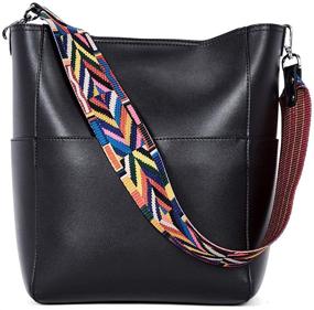 img 4 attached to 👜 BROMEN Designer Handbags & Wallets: Shoulder Crossbody Women's Handbags - Hobo Bags
