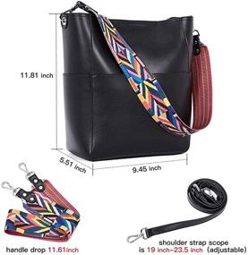 img 1 attached to 👜 BROMEN Designer Handbags & Wallets: Shoulder Crossbody Women's Handbags - Hobo Bags